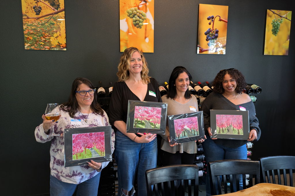 Watercolor Class in the Gardens Presented by Paint with Magenta