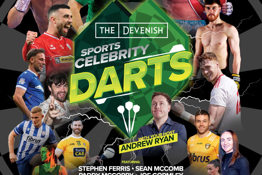 Sports Celebrity Darts Event Title Pic
