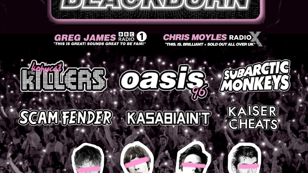 Tribute Festival - Killers v Fender v Monkeys v Oasis v Kasabian v Kaiser