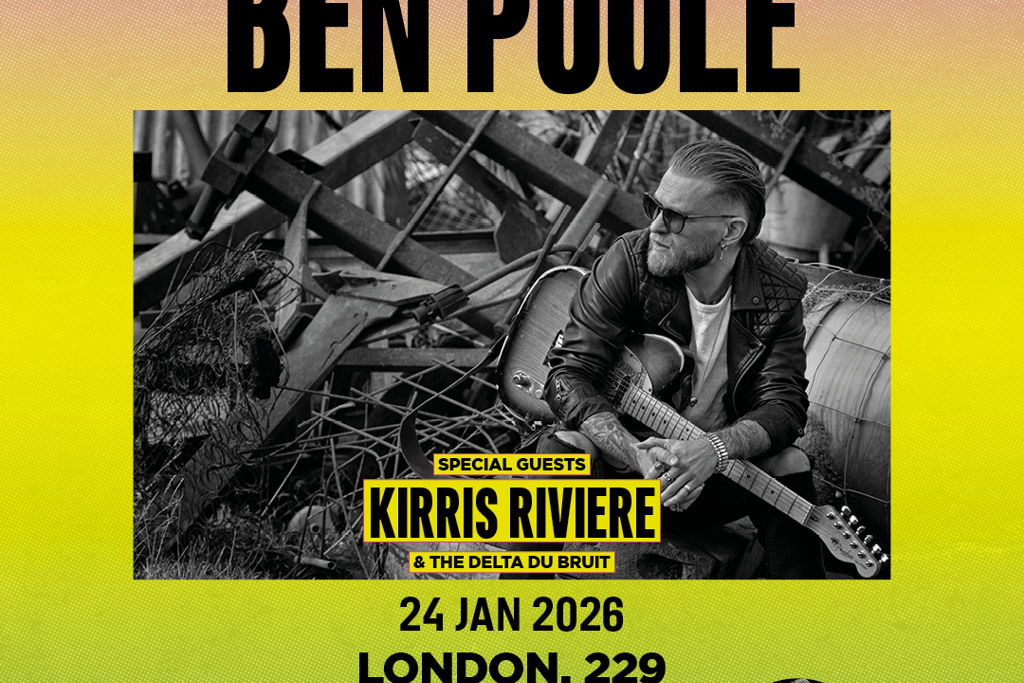 JANUARY BLUES FESTIVAL: BEN POOLE + KIRRIS RIVIERE