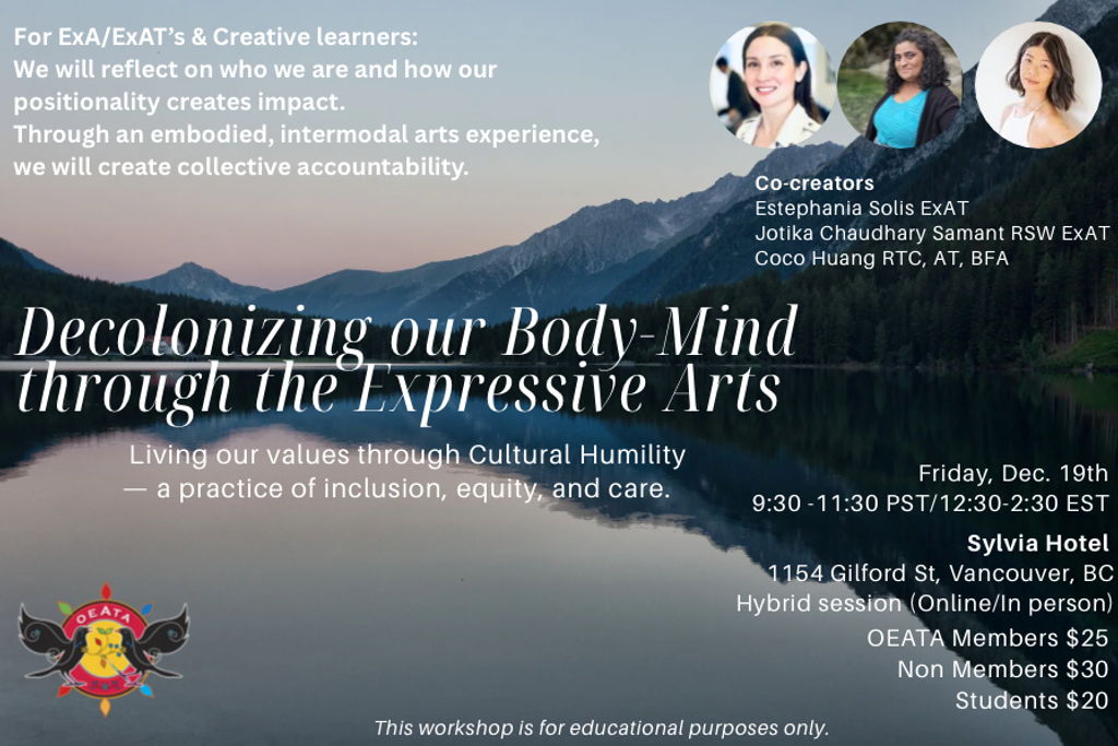 Decolonizing our Body-Mind Through the Expressive Arts