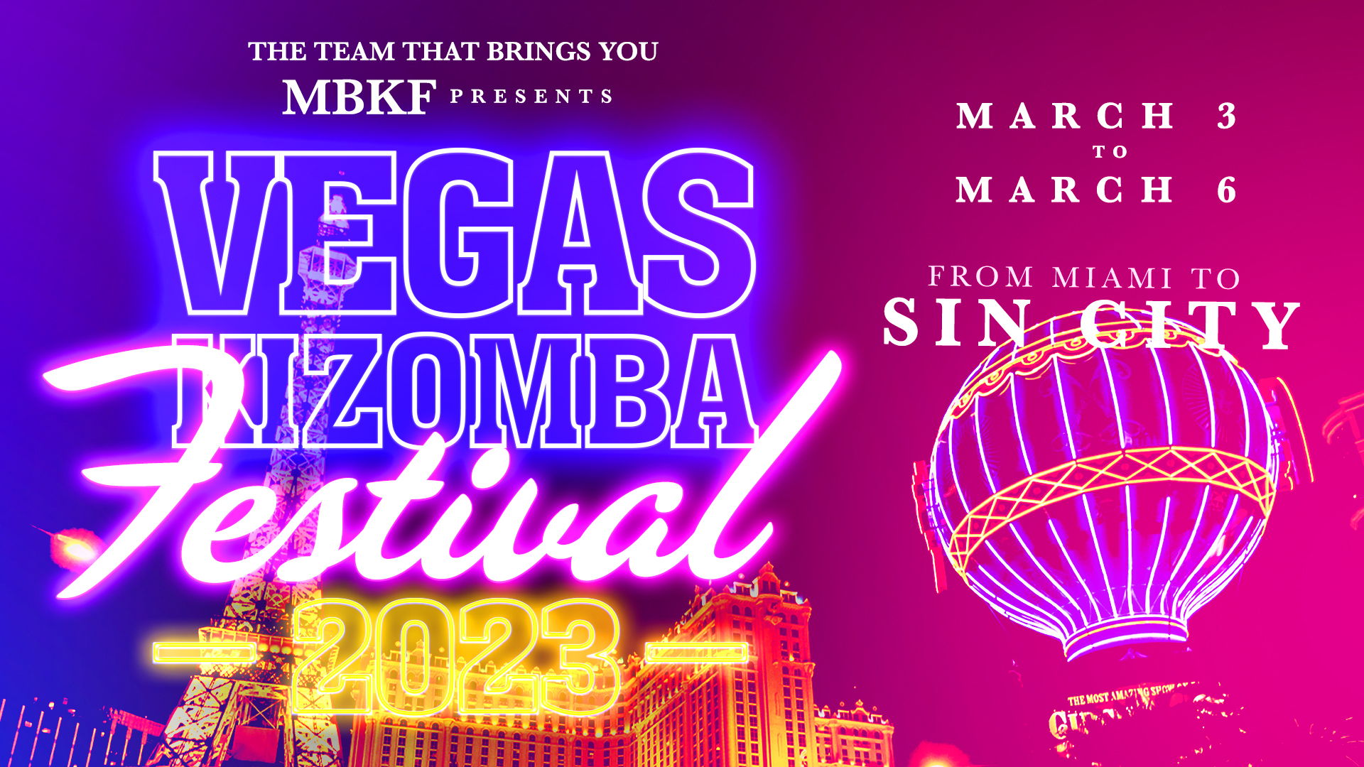 Vegas Kizomba Festival 2023 Events Universe