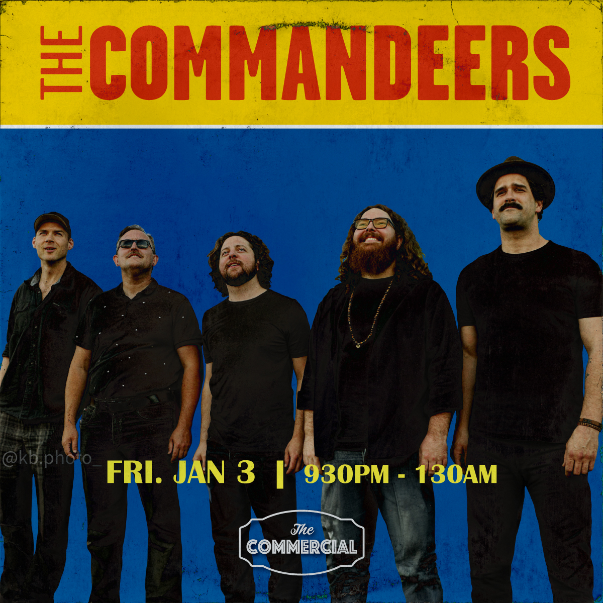 Live Music & Event Calendar - The Commercial - Hotel & Blues on Whyte