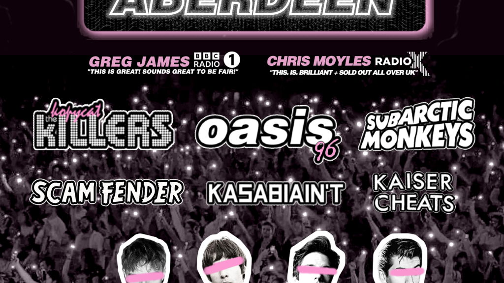 Tribute Festival - Killers v Fender v Monkeys v Oasis v Kasabian v Kaiser