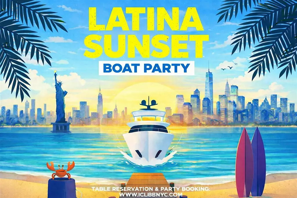 SUNSET REGGAETON LATIN - BOOZE CRUISE NYC