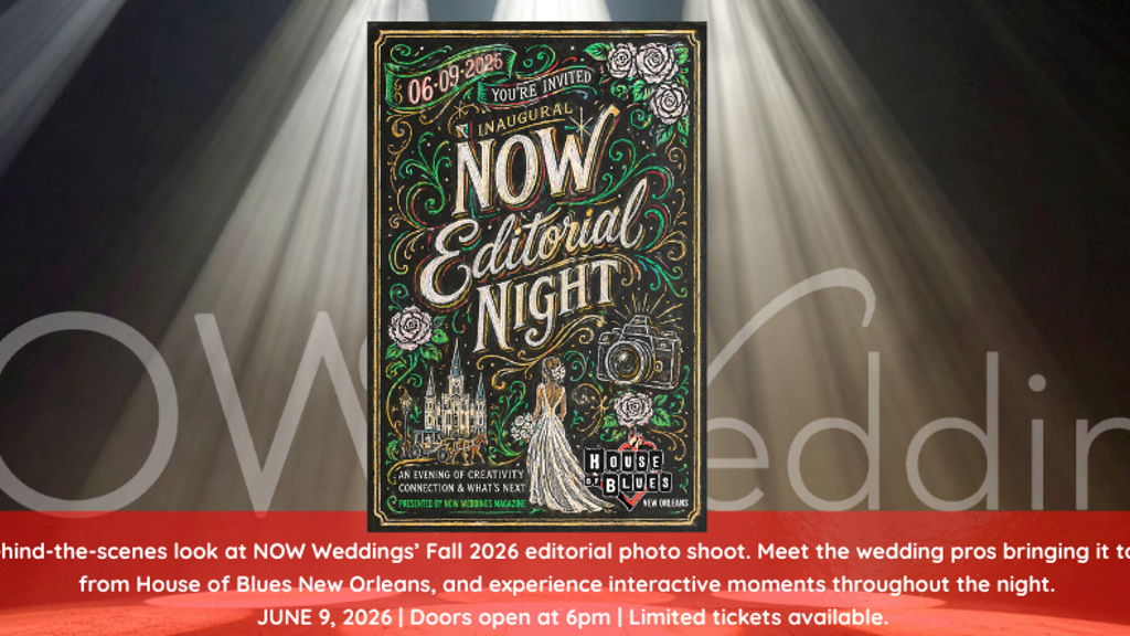 NOW Weddings Fall 2026 Editorial Night