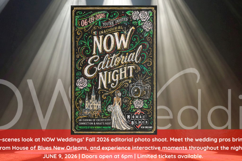 NOW Weddings Fall 2026 Editorial Night