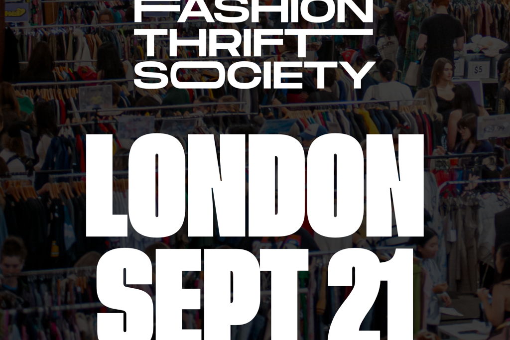 Fashion Thrift Society London | 21st September Event Title Pic