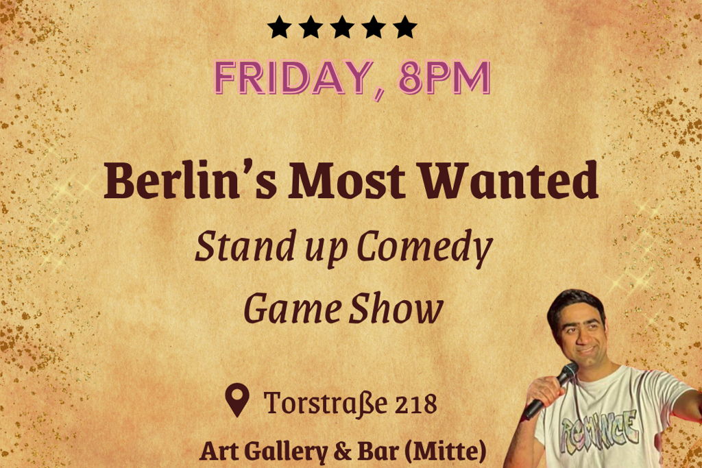 Berlin's Most Wanted: English Stand up Comedy Game Show #Mitte