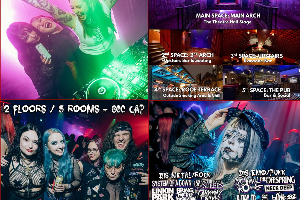 VOODOO ★ LONDON <Metal Emo Punk Goth Party> Aug 2026 - New Venue - ft Live