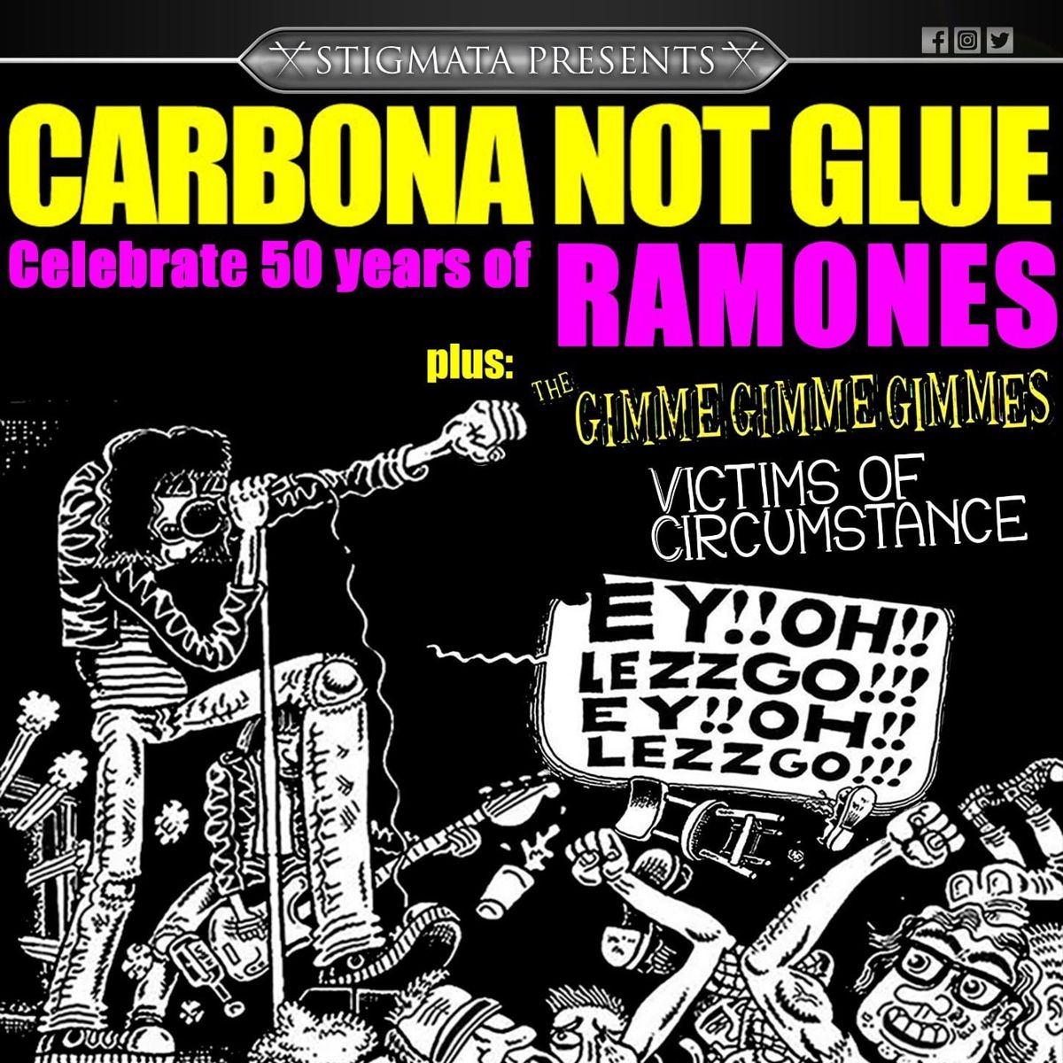 CARBONA NOT GLUE  (Ramones Tribute)