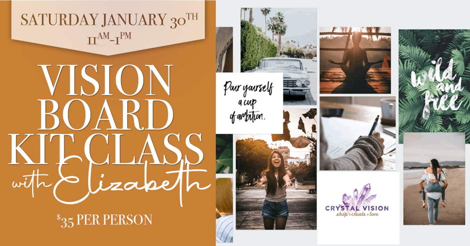 Vision Board Kit Class with Elizabeth - Events - Universe