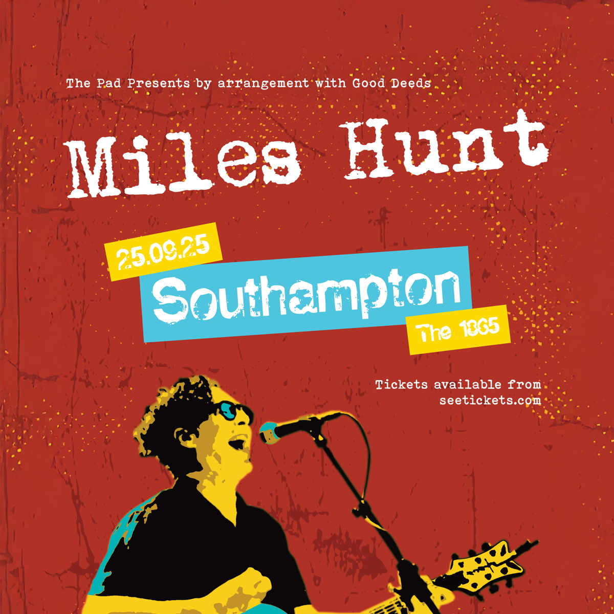 Miles Hunt of The Wonder Stuff (Solo)