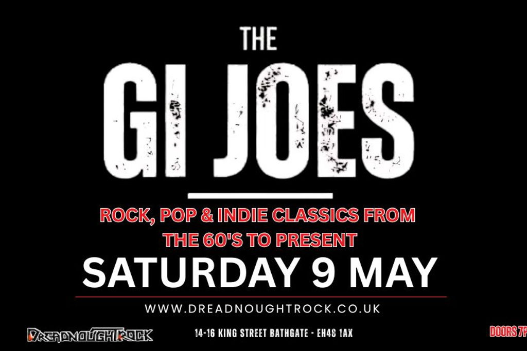 GI JOES BAND - COVERS NIGHT Event Title Pic