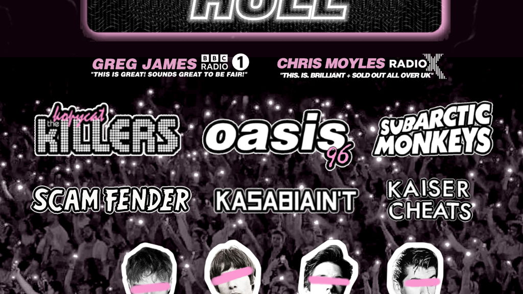 Tribute Festival - Killers v Fender v Monkeys v Oasis v Kasabian v Kaiser