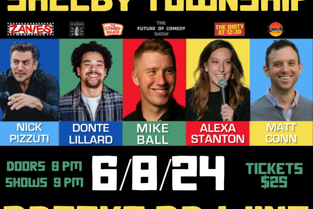 The Future of Comedy Show at Brooks Brewing (Shelby Township,MI) at  – Shelby, MI