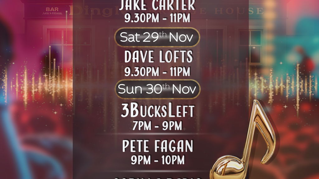 Dingle Dome Music Fest 28 NOV - 01 DEC 25