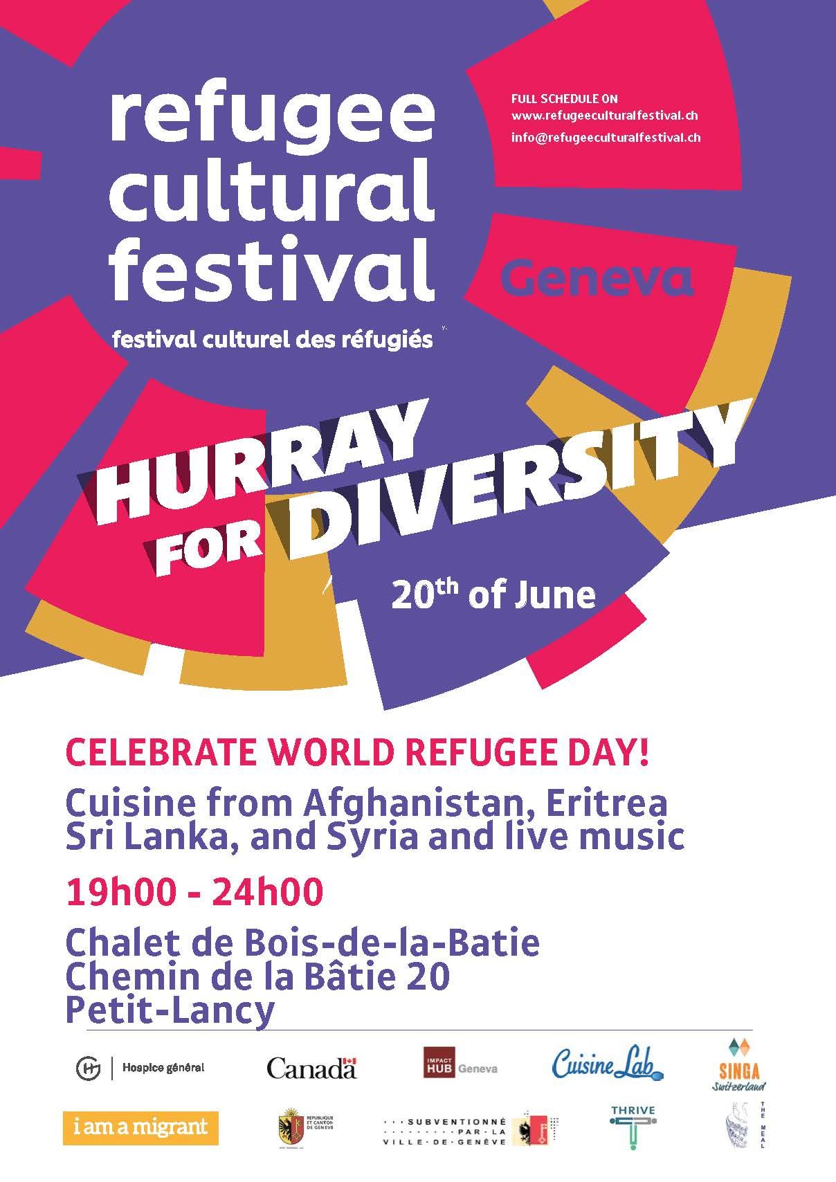 World Refugee Day Cuisine Culture Festival