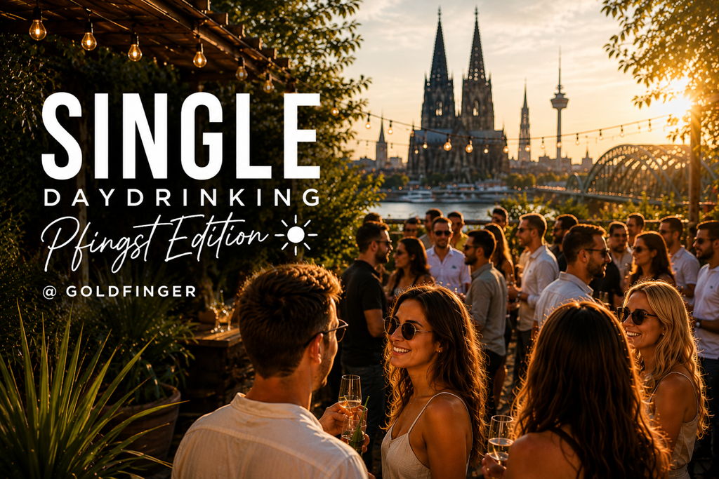 Logo Single Daydrinking Pfingst Edition ☀️ @Terrace Goldfinger